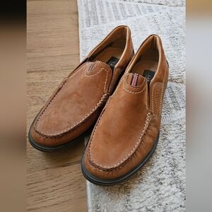 Men's Leather European Tan Loafers